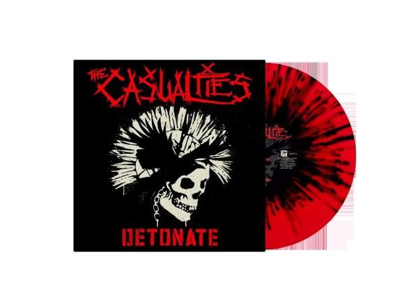 The Casualties - Detonate LP (Red Black Splatter Vinyl)